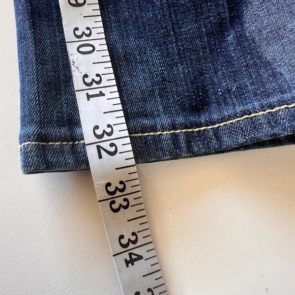 Citizens of Humanity Kelly 001 Low Waist Bootcut Stretch Jeans Dark Wash Size 28 - Picture 6 of 9